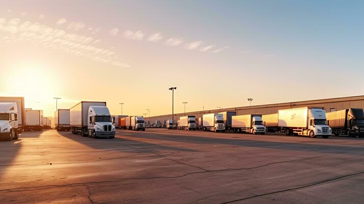 PM Truck Parking Facility - Wide Spaces